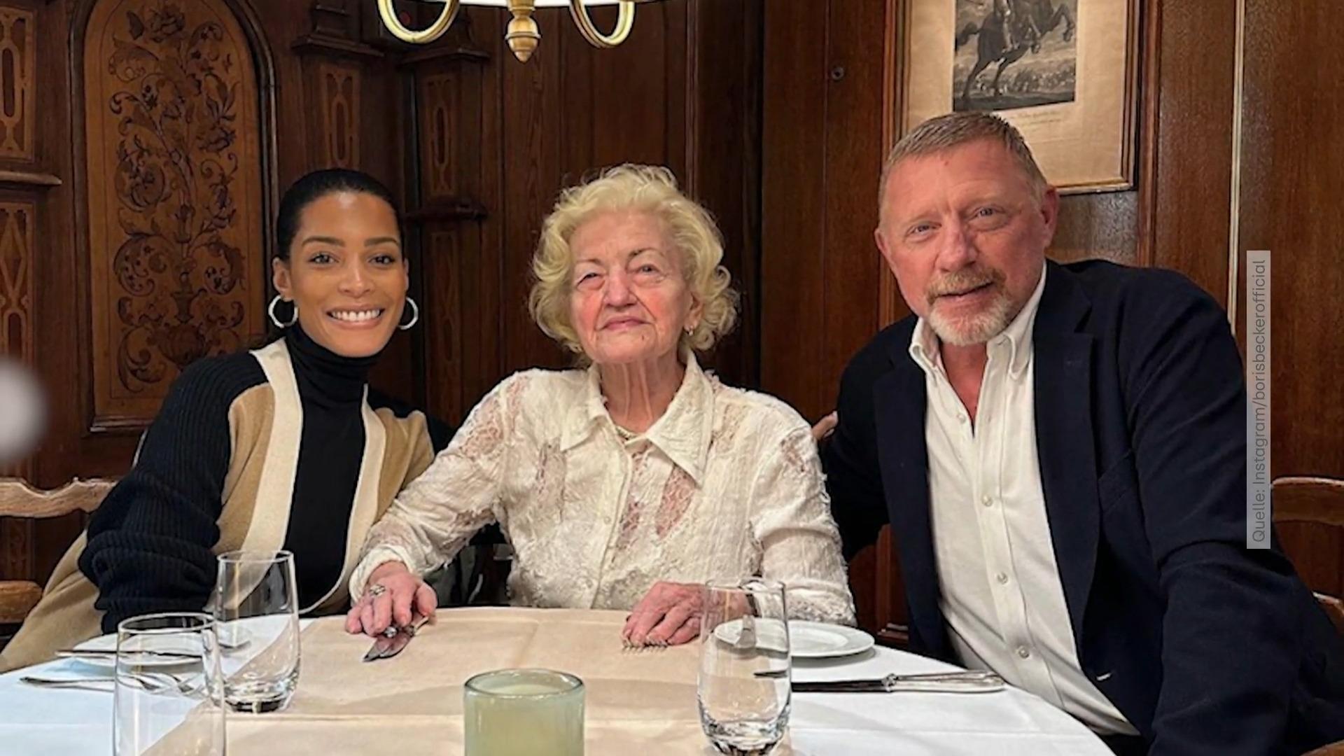 Boris Becker und seine Lilian besuchen Mama Elvira Familientreffen