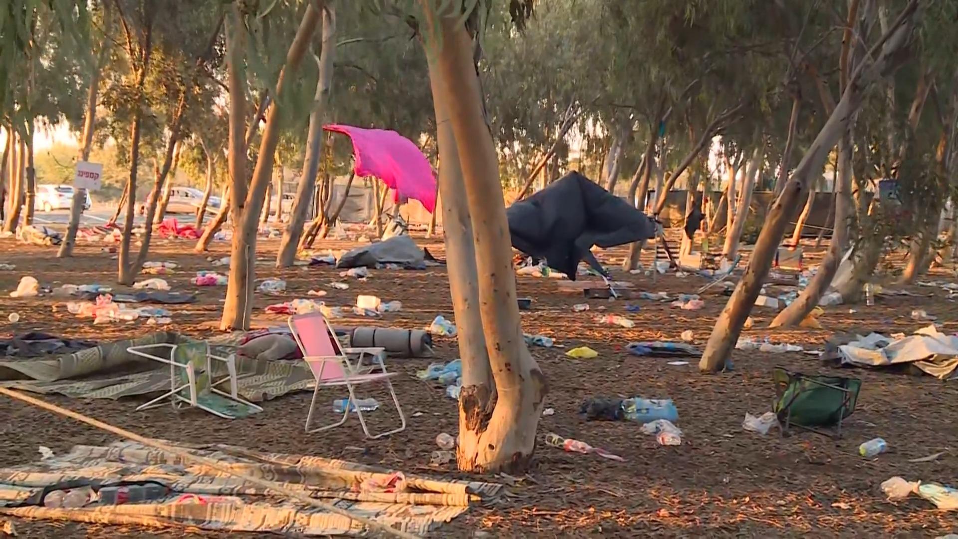 This is what the festival site looks like in Israel's current situation