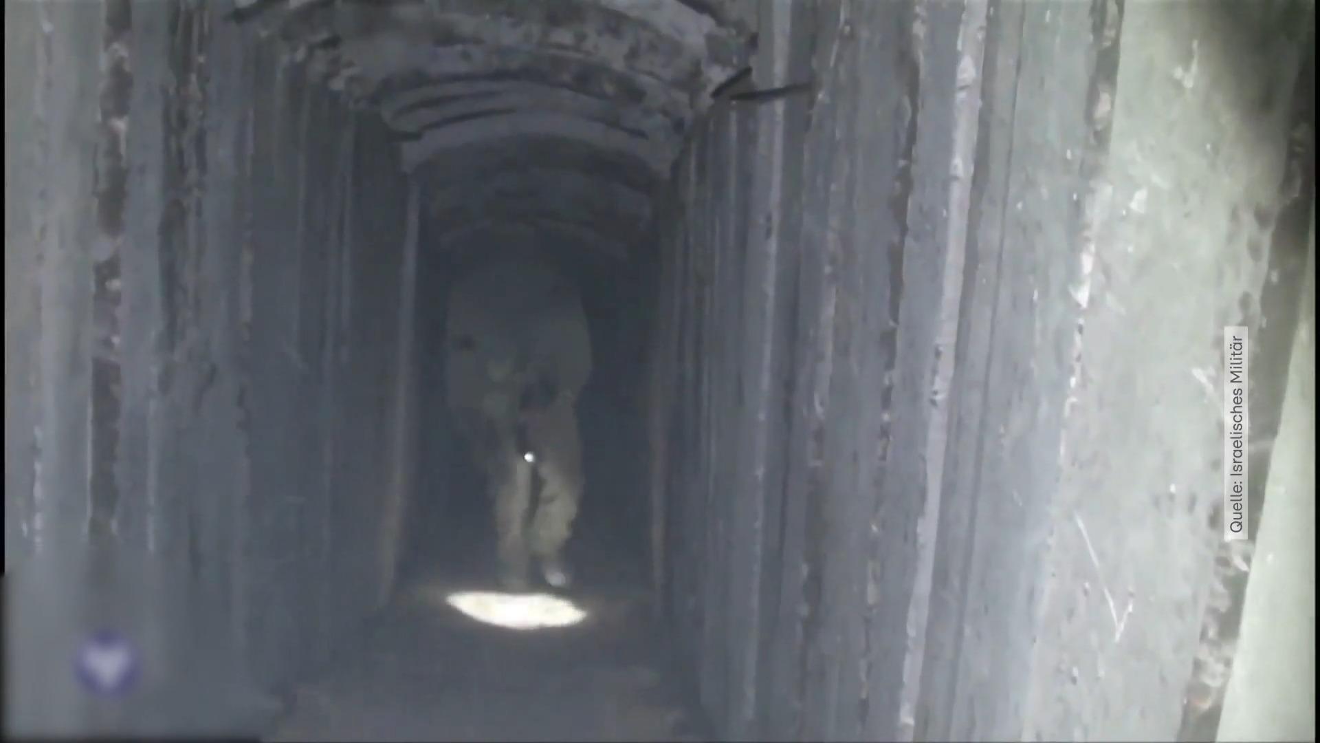 IDF-Videos geben Einblick in Terror-Tunnel der Hamas 