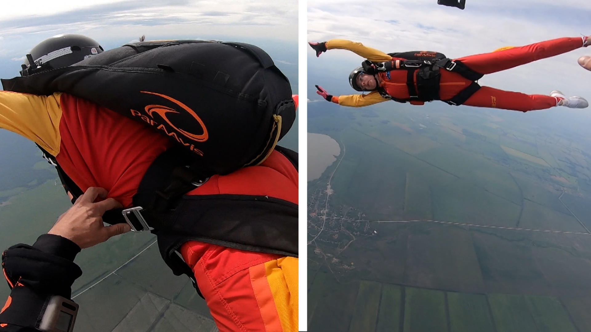 Mann rettet Fallschirmspringerin vor sicherem Tod Blitzschnell reagiert