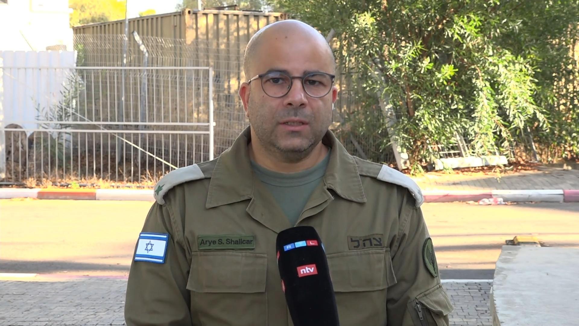 "Ich bereite mich auf schwere Tage, Wochen oder Monate vor" Sprecher der israelischen Armee im RTL-Interview