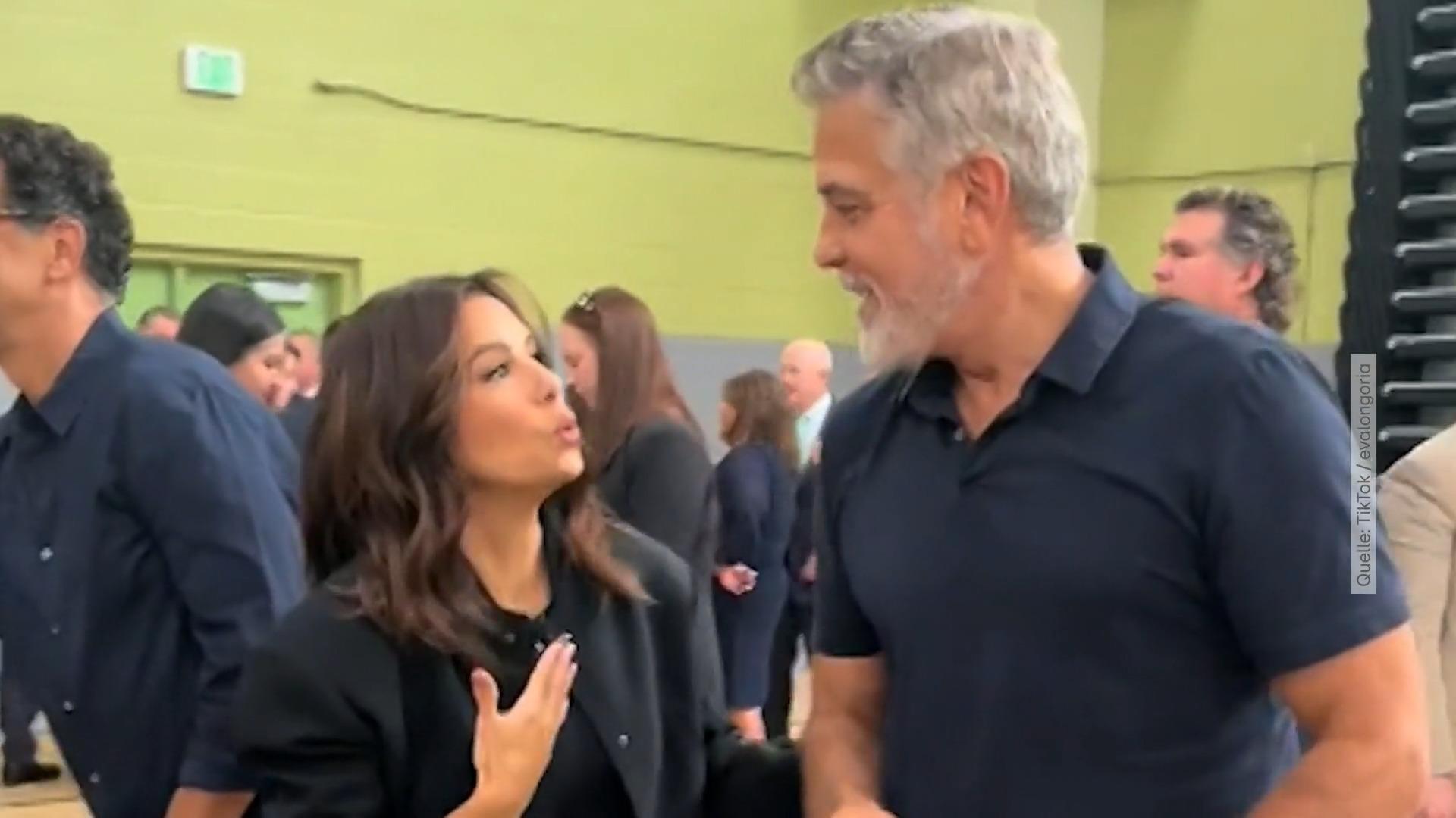 Eva Longoria bekommt Abfuhr von George Clooney Echt jetzt?