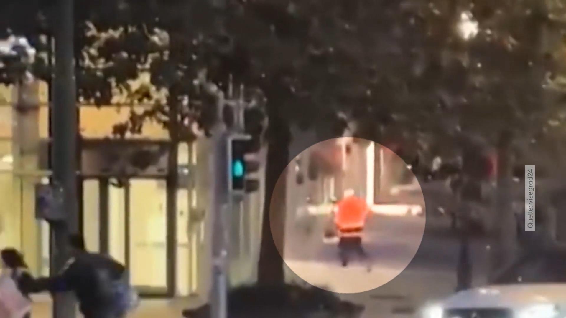 Augenzeuge filmt Bluttat in Brüssel - Angreifer getötet Schießerei am Morgen nach Attentat