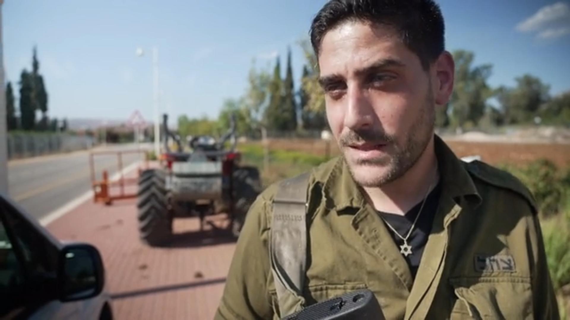 "You are scared, but now you have to be strong" Reservist Alon grew up in Germany