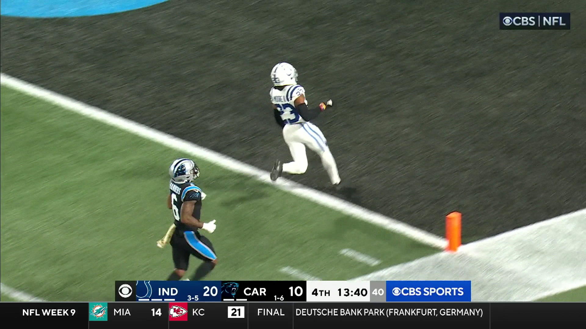 Los Colts vencieron a los Panthers: ¡Dos momentos destacados de los touchdowns de los 6 grandes en video!