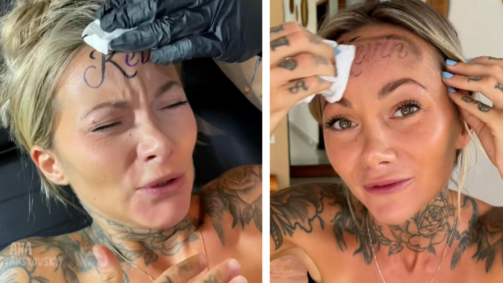 Influencerin löst auf: „Kevin“ -Tattoo war nicht echt! RTL ahnte es bereits