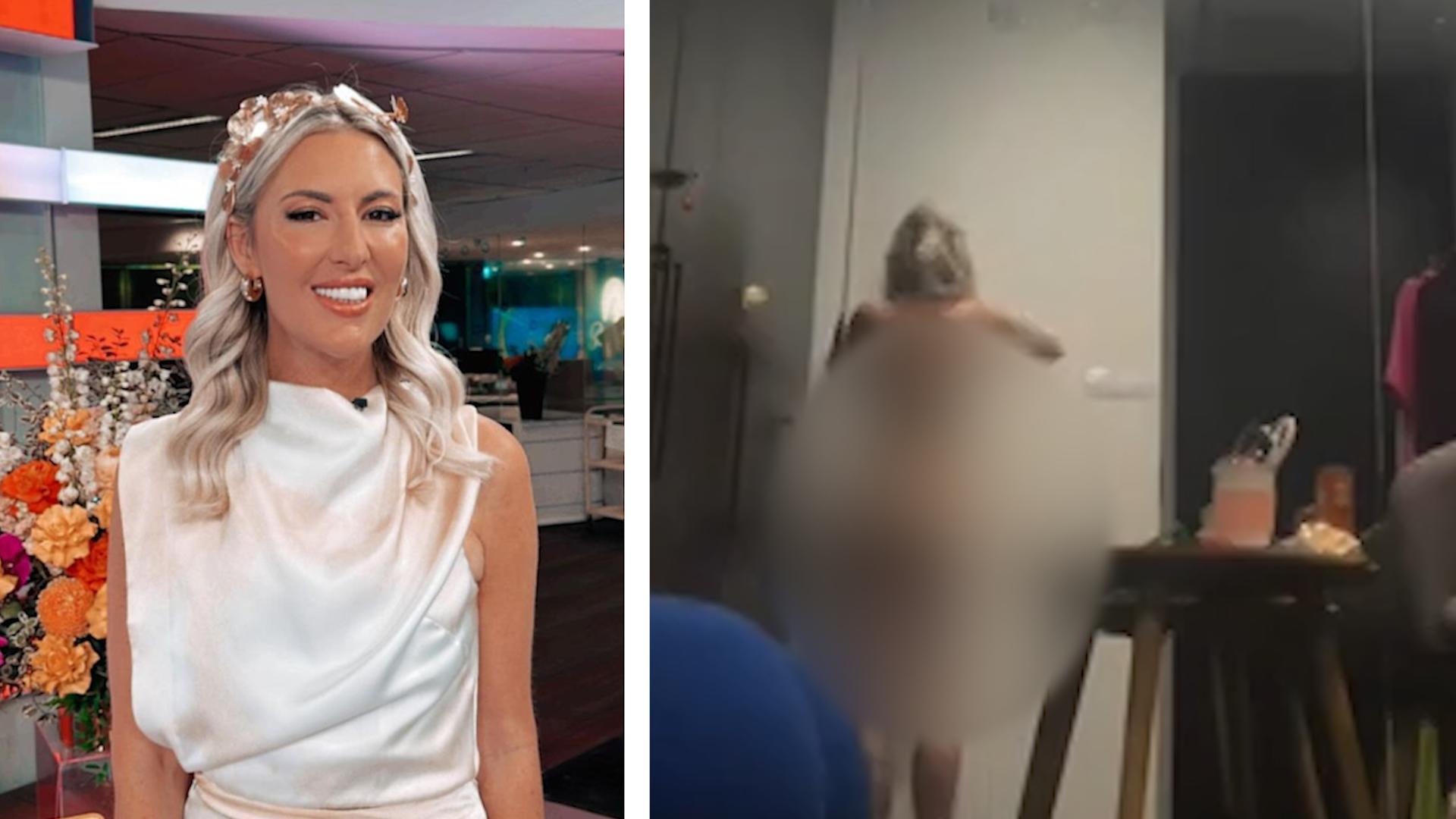 TV-Moderatorin (39) zieht plötzlich komplett blank POsier-Panne vorm Spiegel!