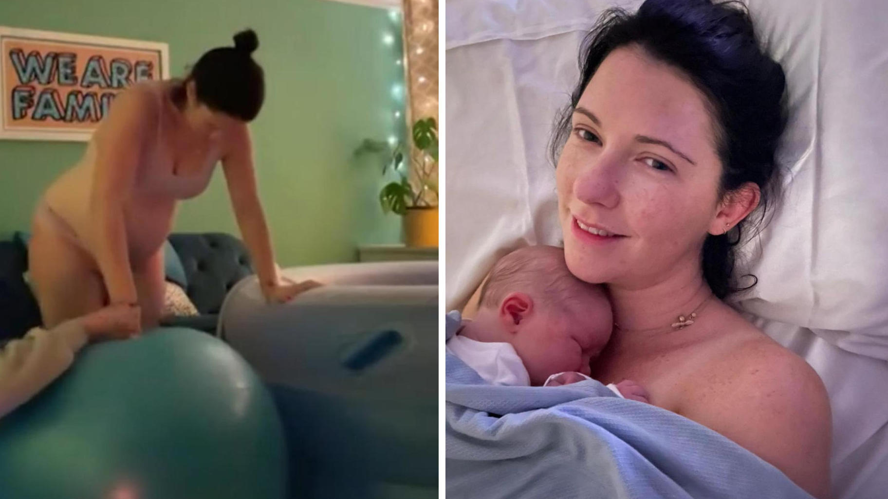 Frau streamt Geburt live auf YouTube 45.000 Menschen schauen zu!