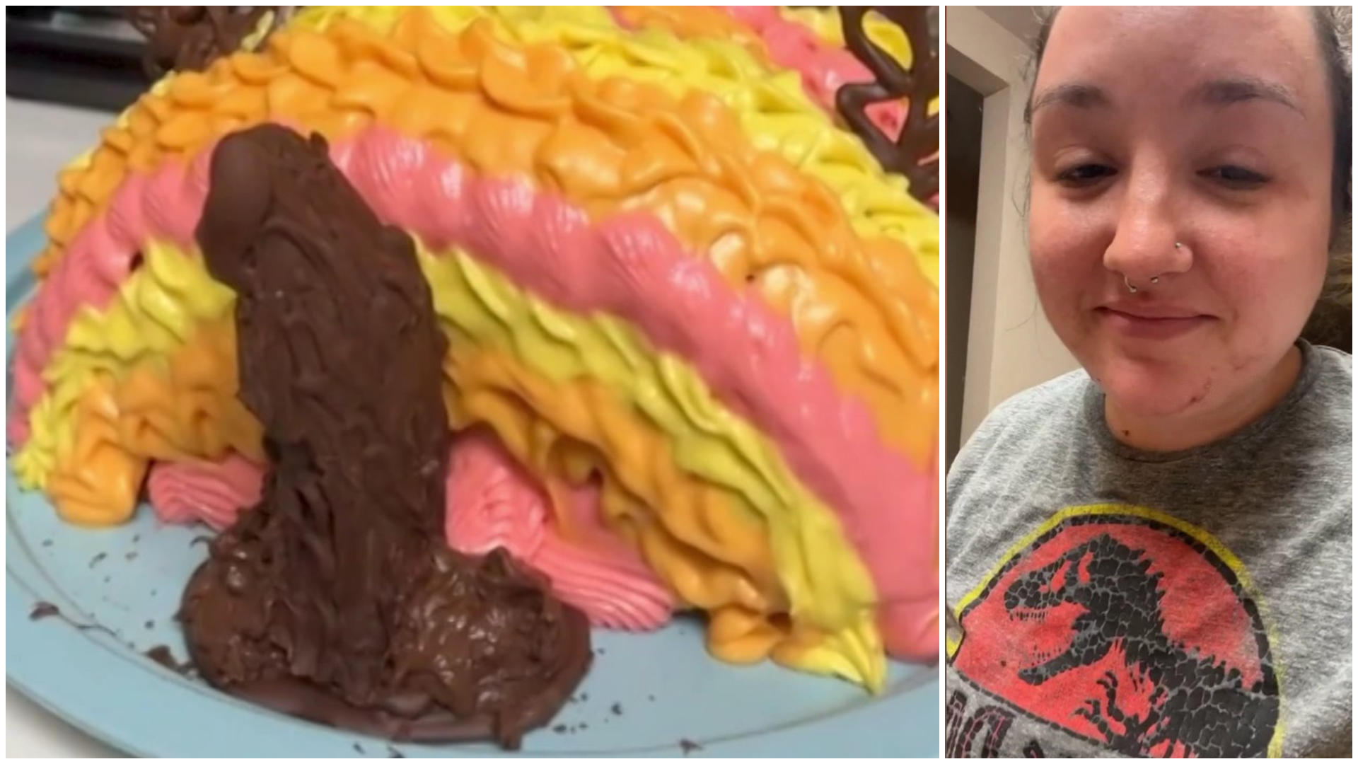 Phallus-Fail vor Thanksgiving! Frau backt Riesen-Penis Netz lacht über DIESEN Kuchen