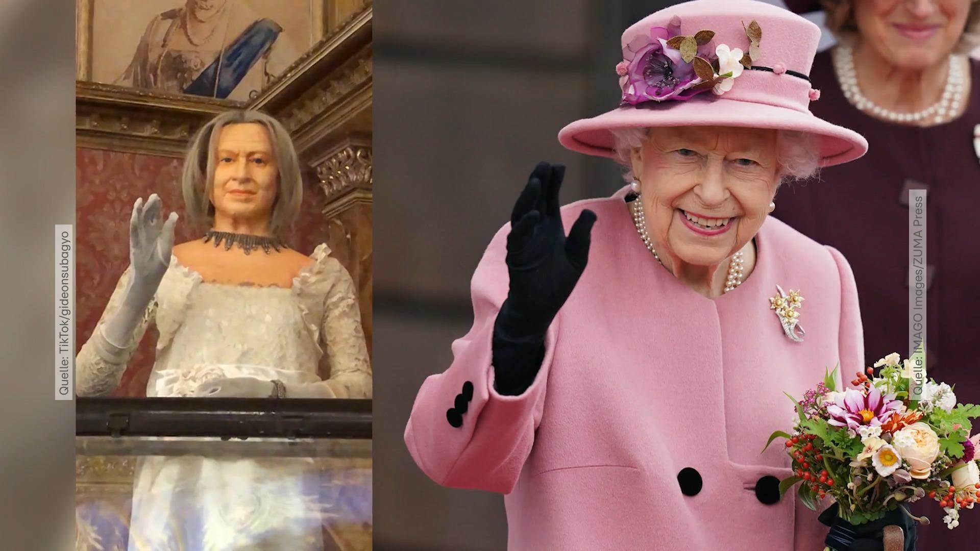 Erkannt? DAS soll die Queen aus Wachs sein! Wachsfiguren des Grauens