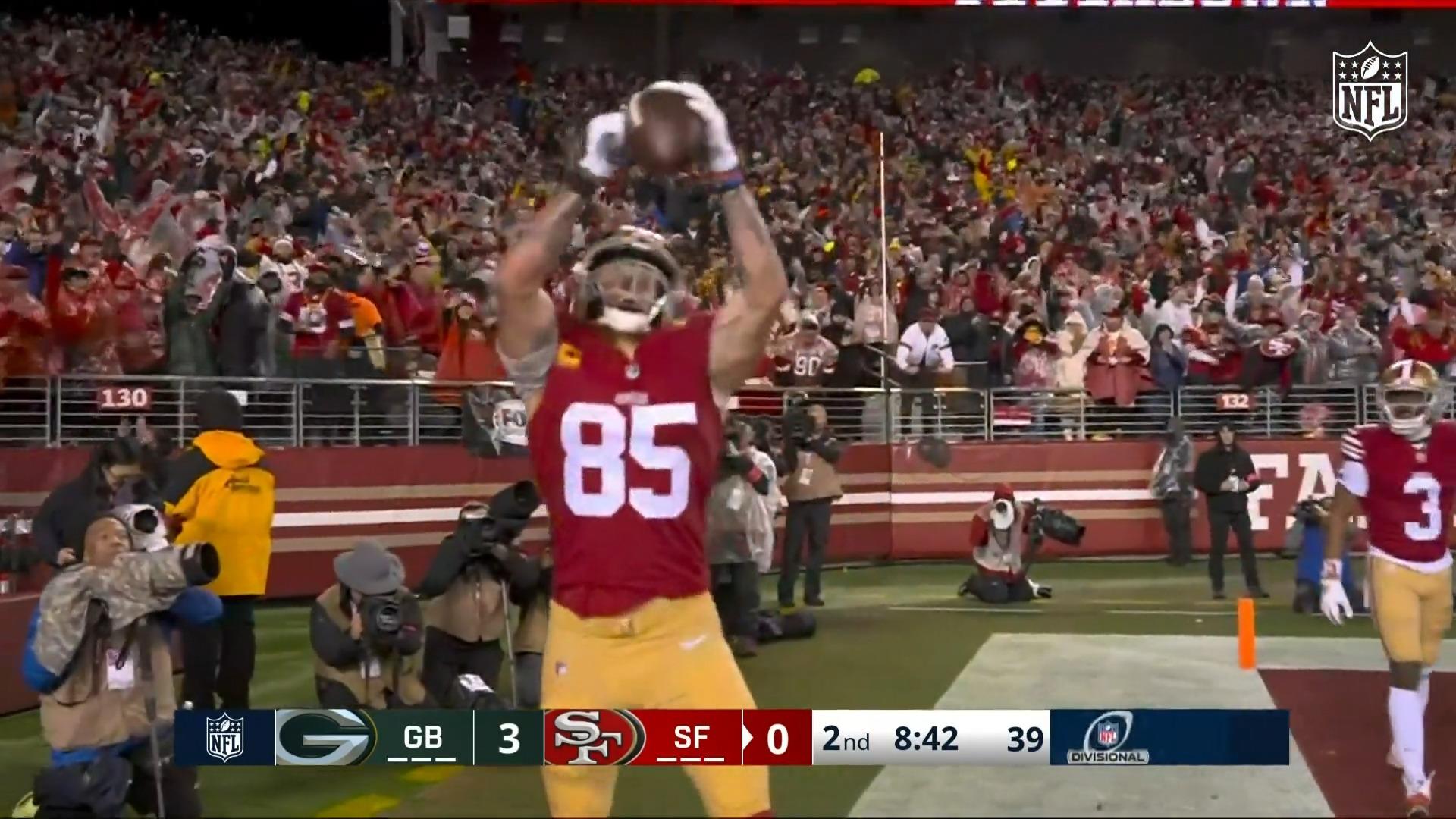 I 49ers sconfiggono i Packers in emozionanti video highlights dei playoff!