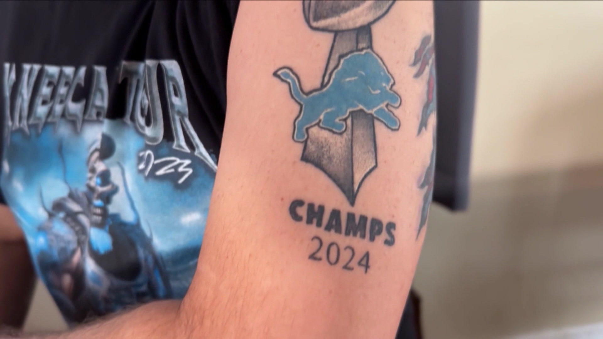 Detroit-Lions-Fan mit irrem Super-Bowl-Tattoo! „Ich war mir noch nie so sicher!“