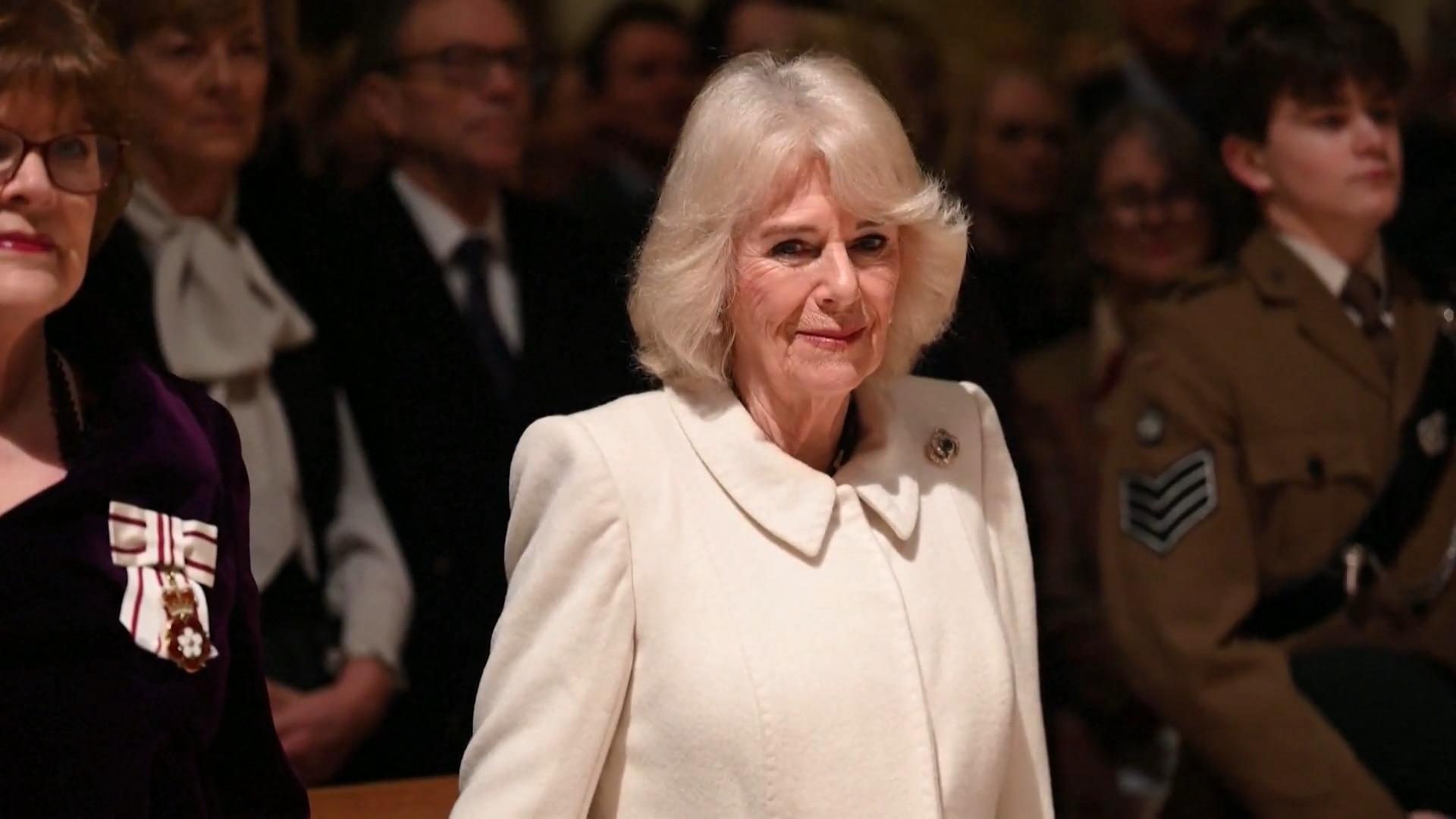 Königin Camilla absolviert ersten Auftritt Seit Charles' Krebs-Diagnose