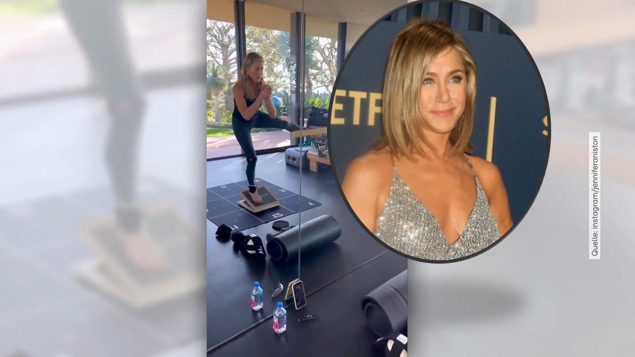 Jennifer Aniston si mantiene in forma con questo esercizio!  Come è in grado di farlo?