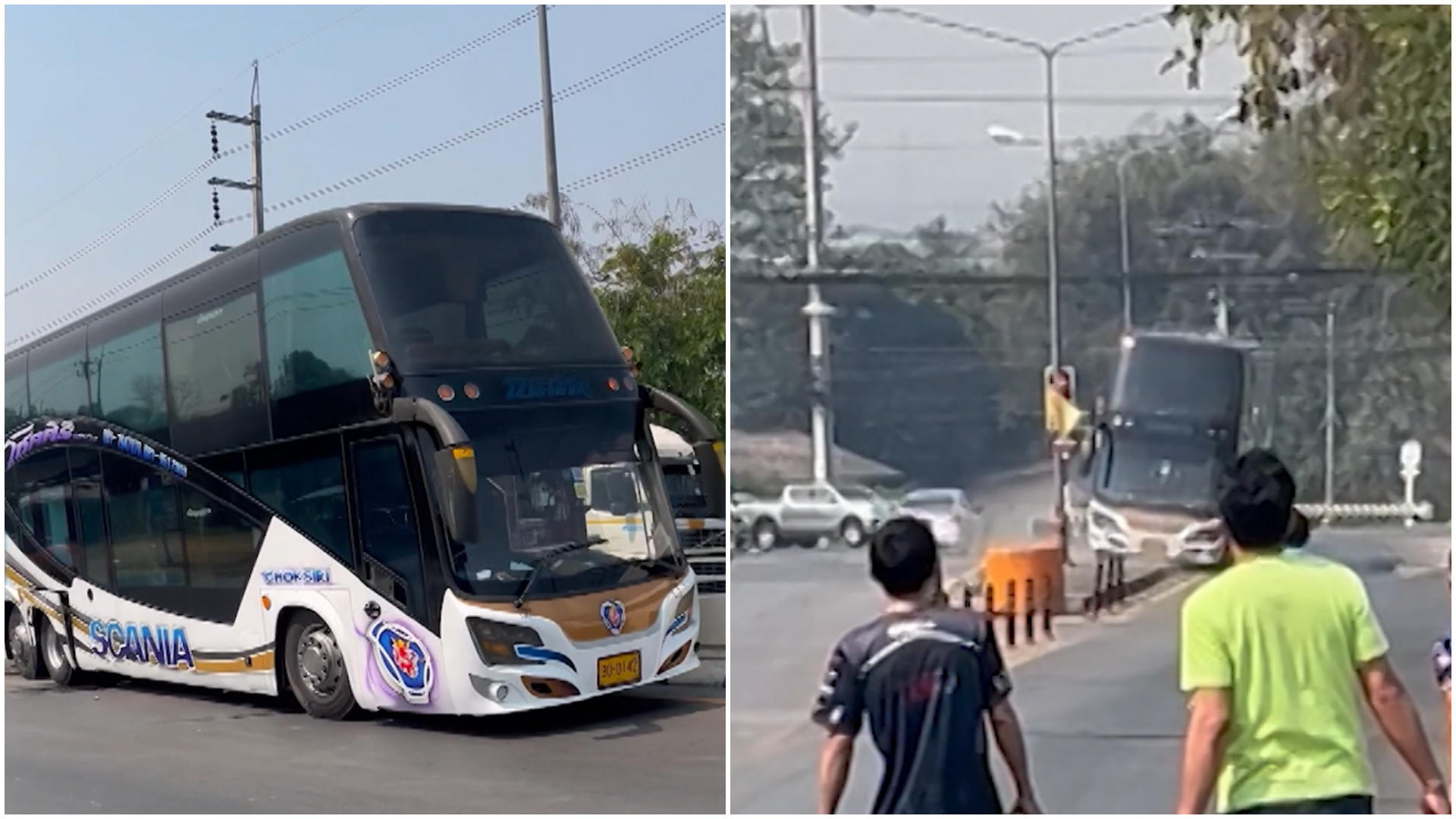 Autobus wymyka się spod kontroli, potem następuje wypadek, a wypadek pojawia się nie wiadomo skąd