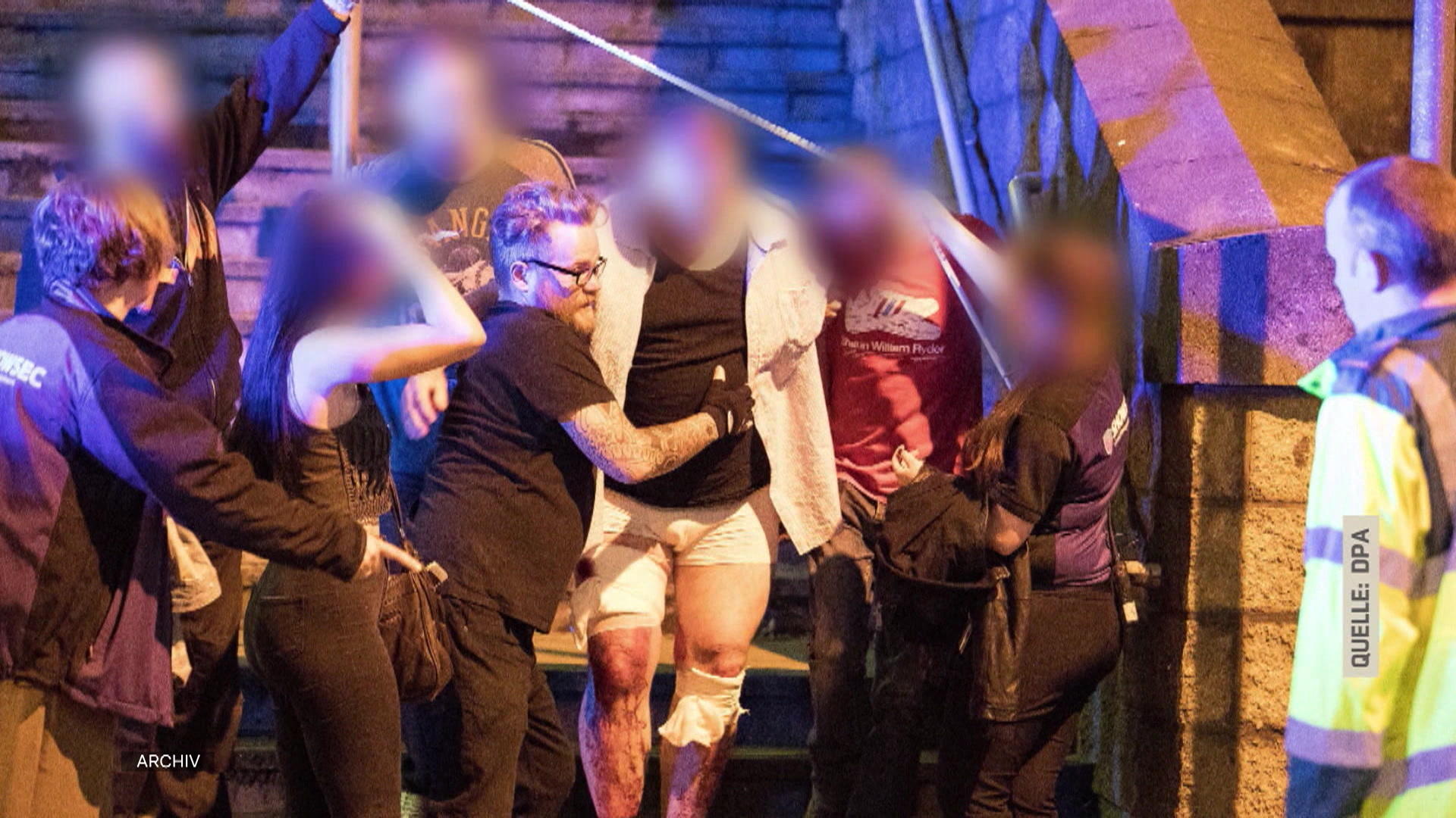 I servizi segreti britannici hanno presentato un atto d'accusa dopo l'attacco al concerto