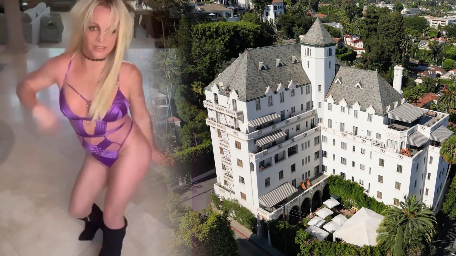 Ist Britney Spears in einem Luxushotel völlig ausgeflippt?  Besorgte Gäste rufen einen Krankenwagen