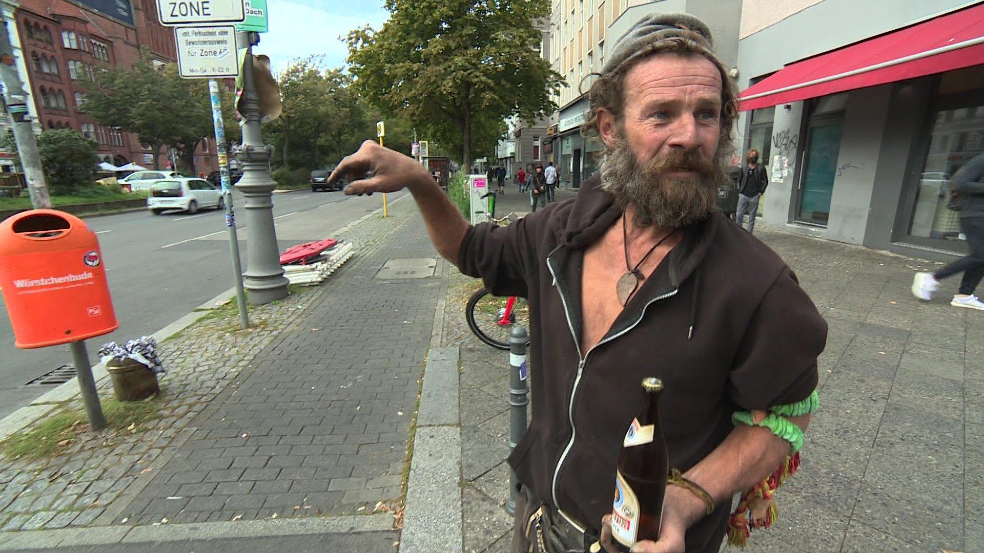 Berühmter Obdachloser tot – Martin H. stirbt nach Anschlag.  Bekannt aus Dokumentation auf RTL+